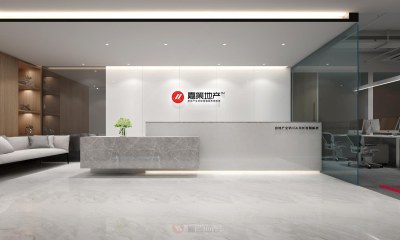 现代前台3D模型下载